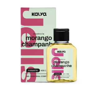 Jells Gel Beijável Hot Coquetel Morango & Champanhe - 30 ML KALYA