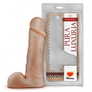 PÊNIS REALÍSTICO COM ESCROTO – 17,5X4,4CM