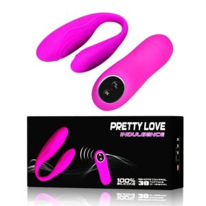 Vibrador para Casal com Controle Wireless e 30 Modos de Vibração - PRETTY LOVE INDULGENCE
