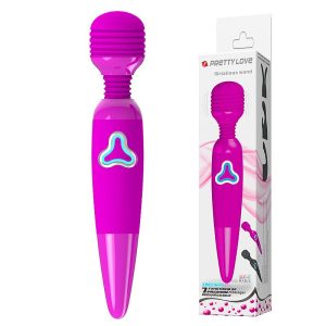 Varinha Mágica de Silicone Recarregável. 7 níveis de vibrações.