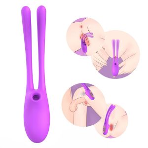 Vibrador de Ponto G e Clitóris com Pulsação - S-Hande