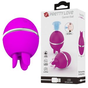Vibrador de Clitóris com Pulsação - Gemini Ball - Pretty Love