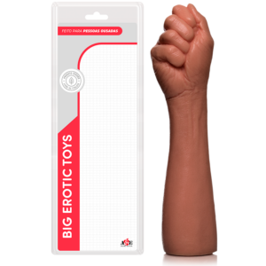 Prótese Hand Fist - 34 x 8 cm na Cor Marrom Realista