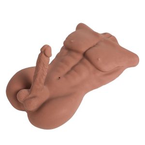 Homem Meio Corpo em CyberSkin - Pênis com Vértebra