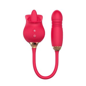 Rosa Estimuladora de Clitóris e ponto G - Tongue 2 - SI