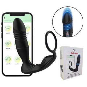 Vibrador de Próstata com Anel e Vai e Vem via APP - À Longa Distância - SI