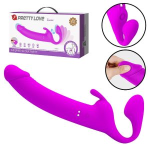 Vibrador de Ponto G e Clitóris com Tapping - Strapless - Zanini - 4.0 x 28.3cm