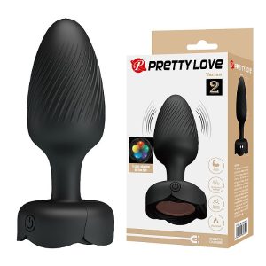 Plug Anal com Vibro / Luz de Led - Varian - Pretty Love