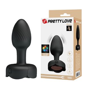 Plug Anal com Vibro / Luz de Led - Olman - Pretty Love