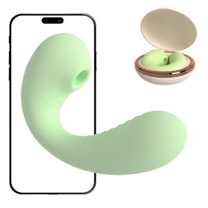 Vibrador de Ponto G e Clitóris com Pulsação - À Longa distância APP - Com Case - SI