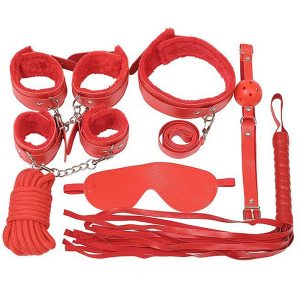 Kit Sado Erótico - Bandage 3 Vermelho