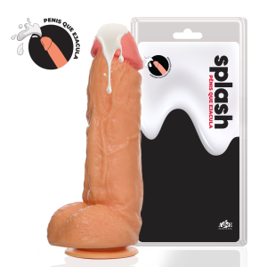 Splash - Pênis Que Ejacula 19,5x5,5cm Kong com Escroto Código de referência: ADAO39E