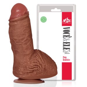 Pênis Realístico Brutus Com Ventosa 17x5,5cm Marrom Pequeno e Grosso Código de referência: ADAO98MV