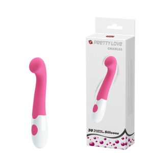 Vibrador Ponto G com Ponta Achatada e 30 Modos de Vibração – PRETTY LOVE CHARLES – BI-014221