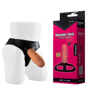Cinta Peniana com Pênis Oco, Possui Glande Pequena e Veias Salientes – WEARABLE – CP-012