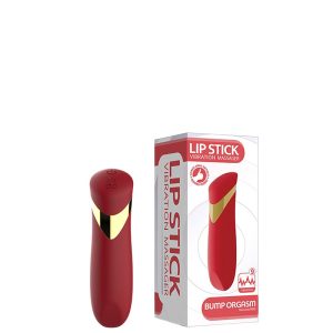 Cápsula Vibratória Recarregável com Detalhe em Dourado na Base – LIP STICK – CV-031