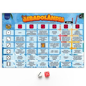Bebadolândia "Pocket Edition" - Jogo de Tabuleiro para Beber