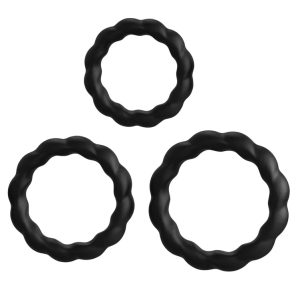 Kit com 3 Anéis Penianos de Silicone