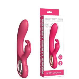 Vibrador Recarregável Ponto G com Estimulador Clitoriano com Formato Coelho – RABBIT GENTLEMAN – VR-063