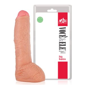 Prótese Plutão com Escroto - 24x5 cm Bege - Pênis com 670gCódigo: ADAO81