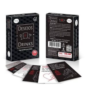 Jogo Desejos E Drinks Para Casais Diversão Ao Cubo