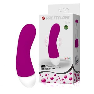 Vibrador Recarregável Ponto G com 30 Modos de Vibração – PRETTY LOVE IAN