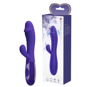 Vibrador Recarregável com Detalhe de Glande, Estimulador Clitoriano em Formato de um Botão de Flor – SNAPPY YOUTH – BI-014173L