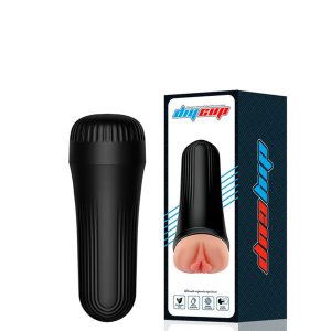 Masturbador Masculino Tubo com Tampa, Possui Entrada de Penetração Formato Vagina – DUYCUP